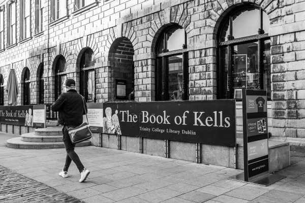 The Book of Kells at Trinity College, Dublin